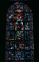 Vindue forestillende Notre Dame de la Belle Verriere i sydkoret