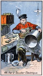 elektrisk loddekolbe, begyndelsen af det 20. århundrede (illustration)