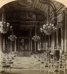 Ballroom, Buckingham Palace, London.