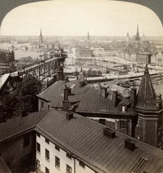 Bybillede, Stockholm, Sverige.
