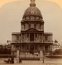 Dome des Invalides, hvor den mægtige kriger hviler - Napoleon I.s grav, Paris, Frankrig, 1900.