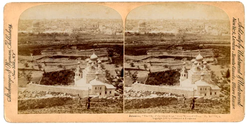 Jerusalem, set fra Oliebjerget, Palæstina, 1897.