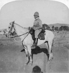 Generalmajor John French, den frygtløse kavalerileder, Pretoria, Sydafrika, Boerkrigen, 1901.