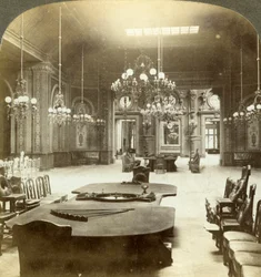 Roulette salon, Monte Carlo, Monaco.