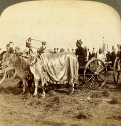 Sølvkanon fra Maharajaen af Baroda, Delhi, Indien.
