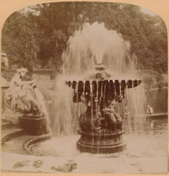 The Large Fountain, London, England, 1896.