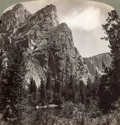The Three Brothers, Yosemite Valley, Californien, USA, 1902