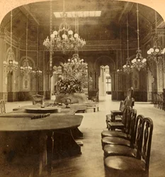 Den berømte Roulette Salon, Casino, Monte Carlo, Monaco, 1897.