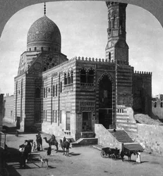 Sultan Kait Beys gravmoske, Kairo, Egypten, 1905.