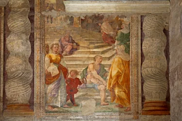 fresco i indgangen (scene usikker)