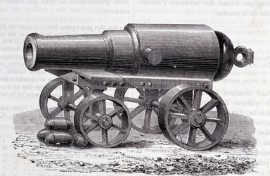 A Blakely rifle - The Blakely Canon på London Expo (1862)