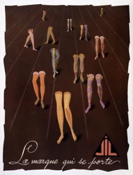 Reklame for Jil-strømper, 20. århundrede (illustration)