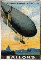 Luftskibsballon fra den italienske hær