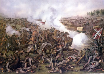 Amerikansk borgerkrig (1861 - 1865): Battle of Five Forks (Virginia) 1. april