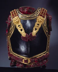 Panserkiste designet til kejser Napoleon I (1769-1821) i 1807 til slaget ved Tilsit (Tilsitt) i 1807. Paris, Museum of the Legion d