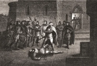 Mordet på Étienne Marcel i 1358 - i Henri Martins 
