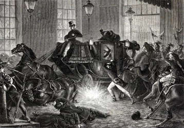 Felice Orsinis angreb mod Napoleon III den 01/01/1858 - i "" L