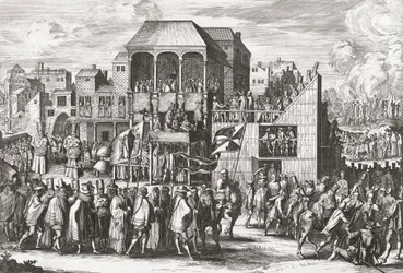 Auto-de-fe i Valladolid, Spanien, maj