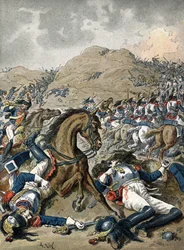 Slaget ved Moskova (også slaget ved Borodino), erobring af skansen