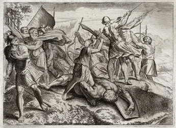 Bible of Royaumont, Gamle Testamente: Jonas Pontiff. Jonathas (Jonathan) efterfølger sin bror Judas Machabee (Maccabee, Macabee) i spidsen for oprøret mod Seleuciderne. Han vandt flere sejre. Diodot Tryphon overrasker ham endelig ved forræderi