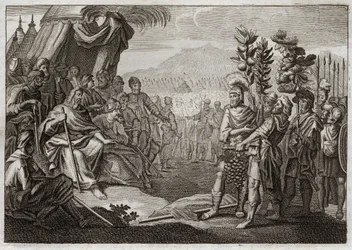 Bible of Royaumont, Gamle Testamente: Tolv spioner. Moses sendte tolv spioner for at anerkende Kanaans land (det forjættede land). De får folket til at hviske, og Gud, for at straffe dem med denne mumlen, forsikrer dem om, at de aldrig vil komme ind på den