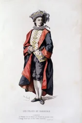 Cardenio i "" Cardenios dårskaber "" (af Pichou i 1629), i "" fransk teater i det 16. og 17. århundrede før Moliere "" af Edouard Fournier.