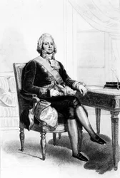 Charles Maurice de Talleyrand Périgord (1754-1838), fransk politiker. Indgravering af det 19. århundrede.