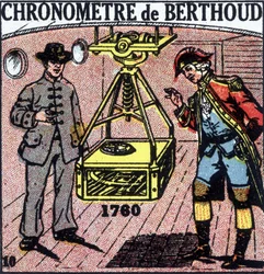 Kronometer af Ferdinand Berthoud (1727-1807), schweizisk urmager