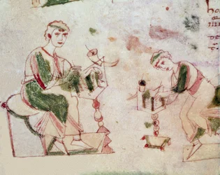 Kopister, detaljer (miniature