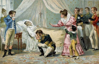 Napoleon I (1769-1821) døde i St. Helena den 5. maj 1821.