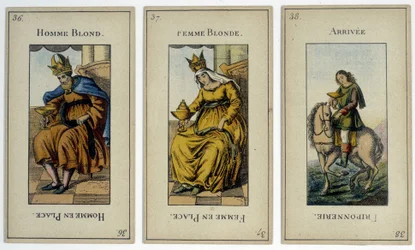 Divinatoriske tarotkort, deb. 19. århundrede (?)