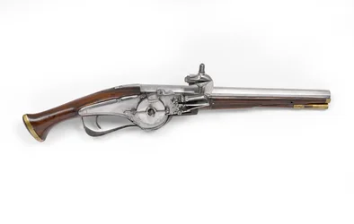 Hollandsk eller tysk hjullåspistol, ca. 1630 (pistol, hjullås)