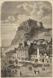Edinburgh Castle - Edinburgh Castle i Skotland - 1864