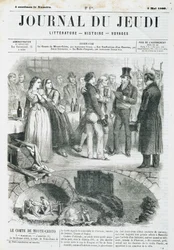 Edmond Dantes, greven af Monte Cristo (Monte Cristo) har en reception - i "" Le Journal du Thursday"" fra 03/05/1860