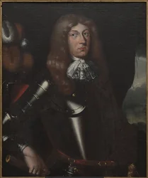 Ferdinand Kettler, duc de la Courlande Semigalie - Portræt af Ferdinand Kettler (1655-1730), hertug af Kurland og Semigallia, Anonym. Olie på lærred. Mål: 90x75 cm. Nationalmuseum Stockholm