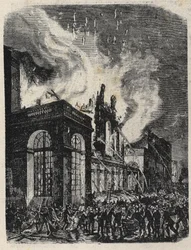 Brand i Opera de la rue Lepelletier (Le Peletier) i Paris den 28. oktober