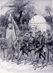 Fremmedlegionssoldater i uniform. 1878.