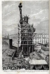Frankrig, Paris, overdragelsen af Frihedsgudinden til USA