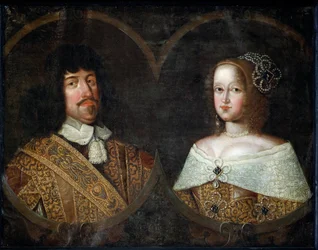 Frederik III af Danmark og hans hustru Sofia Amalia af Brunswick-Lyneburg, ca. 1643 (olie på lærred)