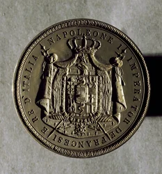 Det gyldne segl for kongeriget Italien på Napoleon I
