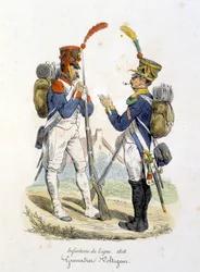 Grenader og voltiger af linjeinfanteriet