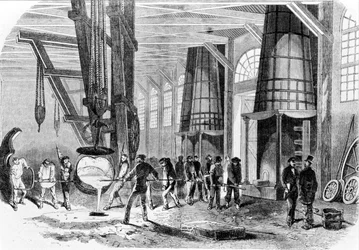 Grenelle støberi i 1885.