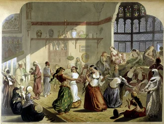 Harem - i "" Modern Egypt", ca. 1870.