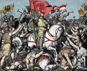 Henry the Fowler udråbt til konge af Østfrankien - Henrik I af Germanien (eller af Sachsen, kendt som Henrik den Oiseleur, 876-936) udråbte til konge af Vestfrankien i 919