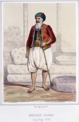 Hussein pasha, dey (bedsteonkel) af Algier fra 1818 til 1830, da franskmændene indtog Algier.