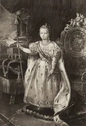 Isabella II (1830-1904). Dronning af Spanien (gravering)