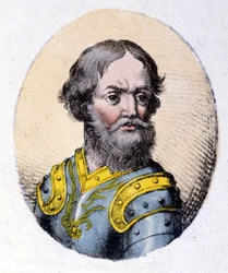 Ivan III Vasilyevich den Store (1440 1505). Storprins af Moskva og hele Rusland (1462-1505). stik fra begyndelsen af 1800-tallet