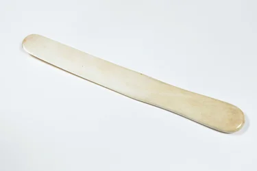 Elfenbenspapirkniv ejet af Charles Dickens, ca. 1850