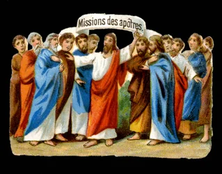 Jesus overlader deres missioner til apostlene - Chromo.