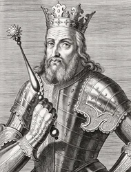 Kong Afonso IV af Portugal. Portræt.